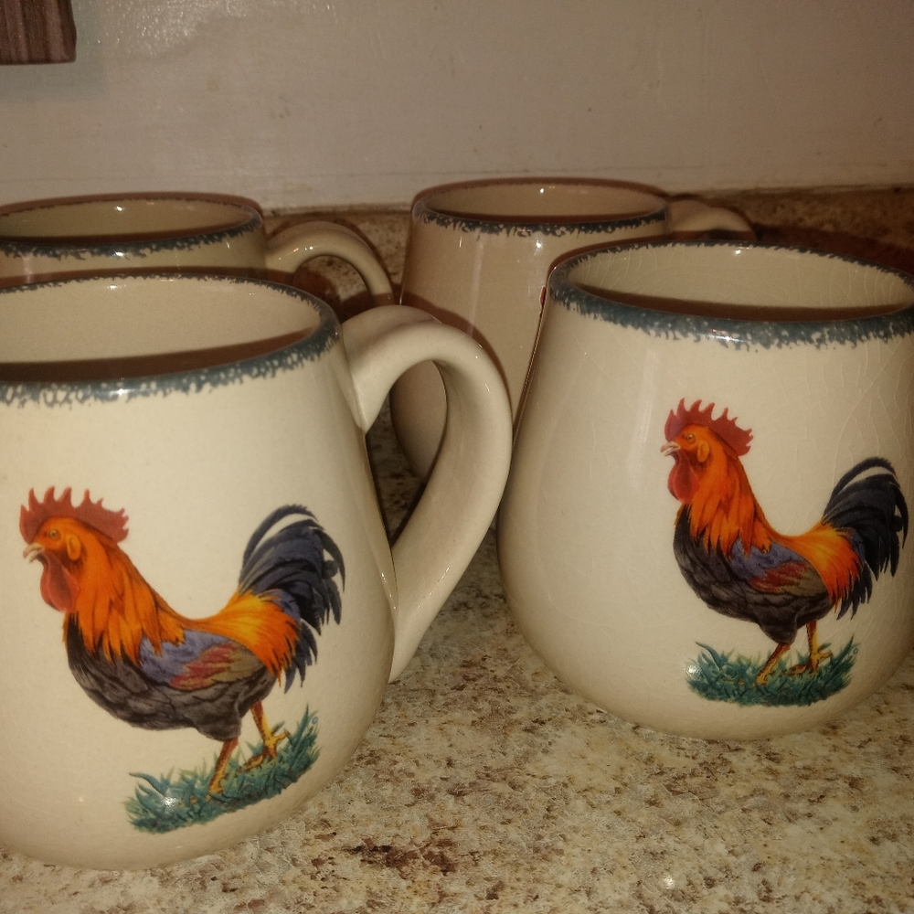 Rooster Mugs